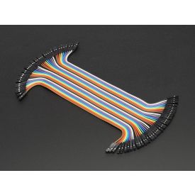 Premium Female/Female Jumper Wires - 40 x 6" (150mm)
