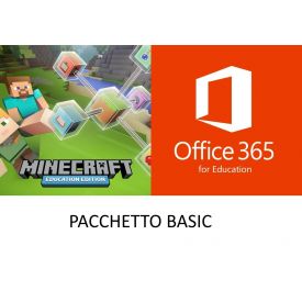 Microsoft Minecraft: Education Edition - 1 anno per 1 utente (min.20 + Office 365 EDU)
