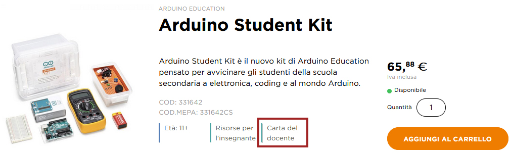 Carta del docente